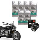 Kit Troca de Óleo Motorex 6 Litros e Filtro Fram Ph6017a Triumph Rocket 3