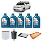 Kit Troca De Óleo Nissan Livina 1.8 16v Flex + Todos Filtros