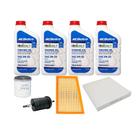 Kit Troca De Óleo Onix / Onix Plus Flex 1.0 12v - 4 LT Acdelco 5w30 Sintético