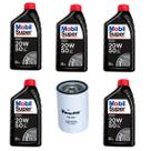 Kit Troca De Óleo Opala 6cc Mobil super 20w50 Mineral