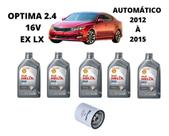 Kit troca de oleo optima 2.4 2012 à 2015 shell