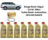 Kit troca de oleo range rover vogue 3.0 diesel 2014 diante