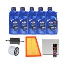 Kit Troca de Óleo Renault Fluence 2.0 16v Manual -ELF 10W40 + Higienizador