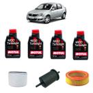 Kit Troca De Óleo Renault Logan 1.6 8v Motul 4100 10w40 Kit Troca De Óleo Renault Logan 1.6 8v Motul 4100 10w40
