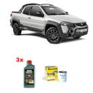 Kit Troca De Oleo Strada 1.4 8v 2005 Em Diante Castrol