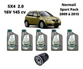 Kit troca de oleo sx4 2.0 16v 2009 a 2015 selenia