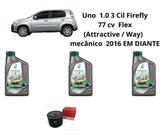 Kit troca de oleo uno 1.0 3cil 2016 diante selenia