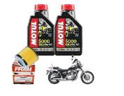Kit troca de óleo xv 535 virago filtro fram óleo 5000 20w50