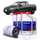 Kit Troca Oleo 5w-40 Api Sn Filtro De Nova Saveiro 1982 A 2010 Kit2050