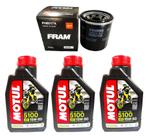 Kit Troca Oleo E Filtro Cb 600 Hornet Carburada Motul 15w50