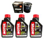 Kit Troca Oleo E Filtro Kawasaki Z 300 Ninja 300 Motul 10w40