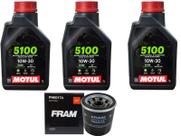 Kit Troca Óleo Motul 5100 10w30, Filtro Cb 500f 14 Á 19