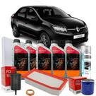 Kit Troca Revisão 10w40 Motrio Renault Logan 1.6 sce 16v 2017 Em Diante Uber Kit Troca Revisão 10w40 Motrio Renault Logan 1.6 sce 16v 2017 Em Diante Uber