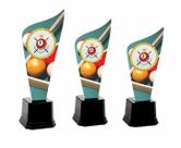 Kit Trofeu 3 pcs 40169x Sinuca 46 40 33cm Gravacao Gratis - Vitória
