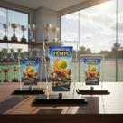 Kit Troféu De Vidro Tênis Premiação Completa Com Base Em Mdf