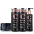 Kit Truss Curly - Shampoo 300ml + Condicionador 300ml + Leave-In Light 250ml + Máscara Specifc 180g