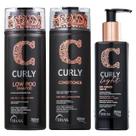 Kit Truss Curly - Shampoo Low-Poo 300ml + Condicionador 300ml + Leave-In Light 250ml