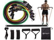 Kit Tubing Premium Extreme Elástico Extensor Com Barra