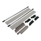 Kit Tubo Elevação Lateral em Acrílico H164 para Gaveta Metálica AvantBox Prata 500mm FGVTN
