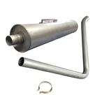 Kit Tubo + Silencioso Caminhão 1111 1113 1114 1313 Aspirado