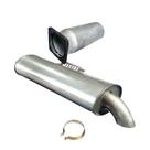 Kit Tubo + Silencioso Caminhão 16.170 Cummins Aspirado 91 00
