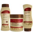 Kit Tucumã Pós Química Nutriminas Shampoo Condic e Máscara