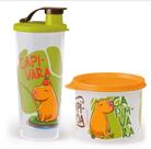 Kit Tupperware Capivaras Copo + Redondinha Kit Tupperware Capivaras Copo + Redondinha