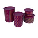 Kit Tupperware Instantâneas - Geométrico - 3L, 1.5L, 1.3L e 575ml