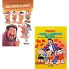 Kit: Turma Da Mônica E O Mistério Dos Superpoderes Mentais + Vamos Pensar Um Pouco: Lições Ilustradas Turma da Monica