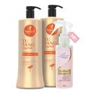 Kit Tutano Haskell Shampoo + Cond 1L + Finalizador Obrigatório Lourre 120ml