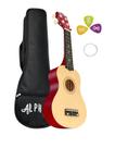 Kit Ukulele Soprano Alpha Ambidestro Infantil Iniciante com Bag Palheta Kit Ukulele Soprano Alpha Ambidestro Infantil Iniciante com Bag Palheta