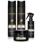 Kit Ultra Fortification Lakkoa Shampoo Cond Máscara Tônico