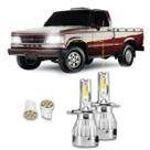 Kit Ultra Led Chevrolet D20 1985/1997 Alto e Baixo 20000lm