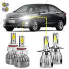 Kit Ultra Led Chevrolet Onix Plus 2019 a 2023 20000lm 6500k