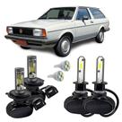 Kit Ultra Led Farol Alto Baixo H4 E Milha Parati 1992 A 1999