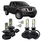 Kit Ultra Led Farol Alto Baixo H4 Milha Frontier 1998 A 2016