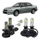 Kit Ultra Led Farol Alto Baixo H4 Milha Impreza 1993 A 2001