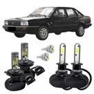 Kit Ultra Led Farol Alto Baixo H4 Milha Santana 1994 A 1996