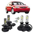 Kit Ultra Led Farol Alto Baixo H4 Milha Taurus 1986 A 1998