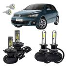 Kit Ultra Led Farol Alto Baixo Milha Gol G6/G7/G8 11 A 2018 Kit Ultra Led Farol Alto Baixo Milha Gol G6/G7/G8 11 A 2018