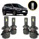 Kit Ultra Led Farol Baixo e Alto Chevrolet Tracker 2021 A 2025
