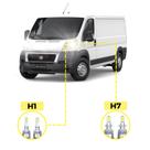 Kit Ultra LED Fiat Ducato 2005/2021 20000 Lúmens 6500K H1 H7