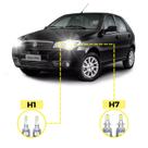 Kit Ultra Led Fiat Palio G3 Fire 2004/14 20000 Lúmens 6500K