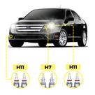 Kit Ultra LED Ford Fusion 2009/2013 20000 Lúmens 6500K