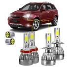 Kit Ultra Led GM Captiva 2008/2014 22000lm 6500k Alto/Milha
