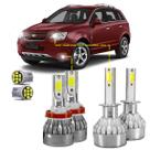 Kit Ultra Led GM CAPTIVA 2008/2014 22000lm 6500k Baixo/Milha
