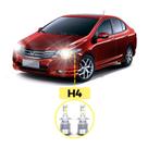 Kit Ultra LED Honda City 2009/2014 20000 Lúmens 6500K H4