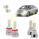 Kit ultra led honda new civic 2007/2011 20000 lúmens 6500k - alta/milha