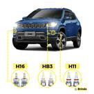 Kit Ultra Led Jeep Compass 2017/2021 20000 Lúmens 6500k