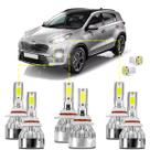 Kit Ultra Led Kia Sportage 2018 Versão EL 20000 Lúmens 6500k Kit Ultra Led Kia Sportage 2018 Versão EL 20000 Lúmens 6500k